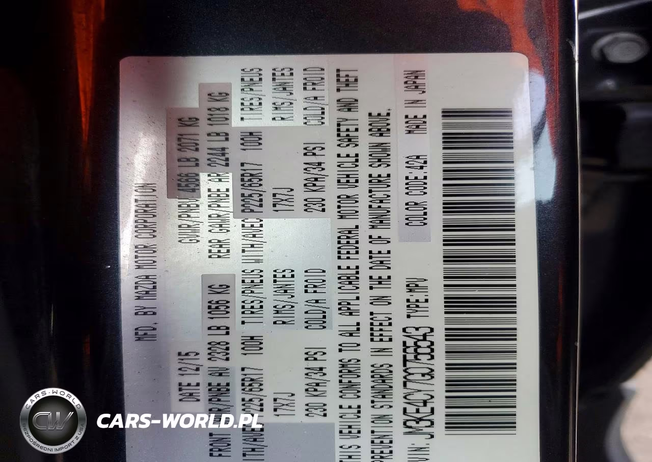 2016 Mazda Cx-5 Touring VIN:JM3KE4CY7G0756543 - 12