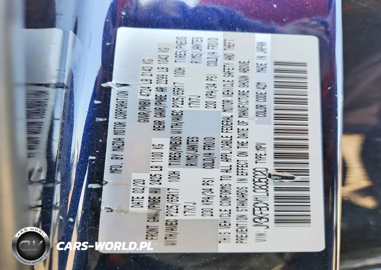 2020 Mazda Cx-5 Touring VIN:JM3KFBCM1L0805020 - 13