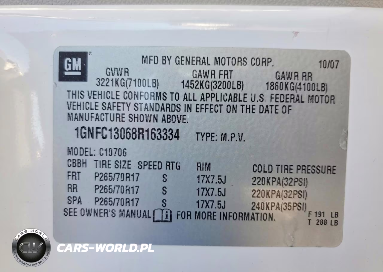 2008 Chevrolet Tahoe C1500 VIN:1GNFC13068R163334 - 14