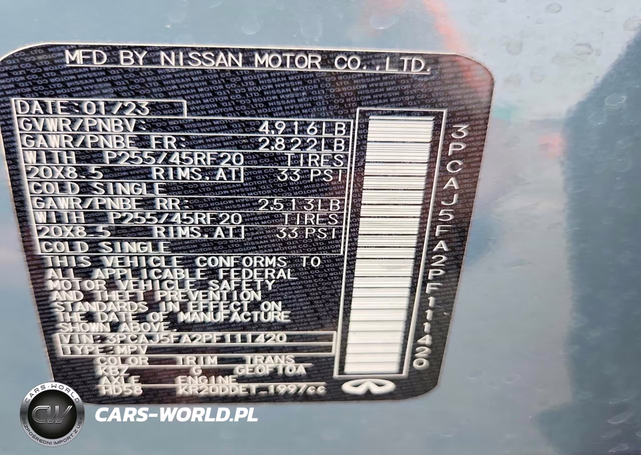 2023 Infiniti Qx50 Sport VIN:3PCAJ5FA2PF111420 - 14