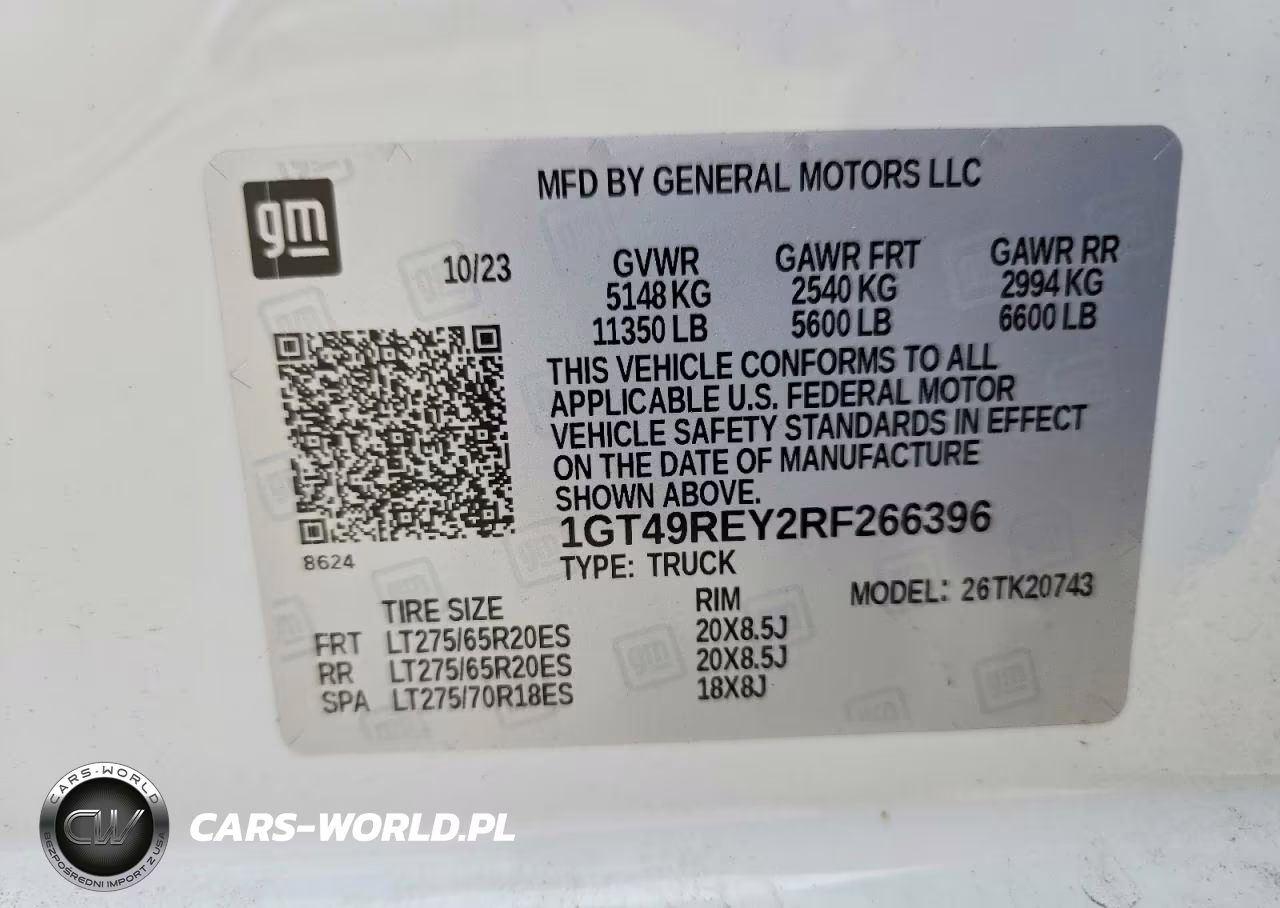 2024 GMC Sierra K2500 Denali VIN:1GT49REY2RF266396 - 12