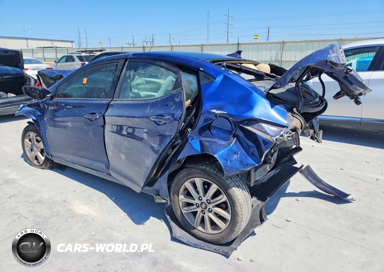 2013 Hyundai Elantra Gls VIN:KMHDH4AE5DU527795 - 2