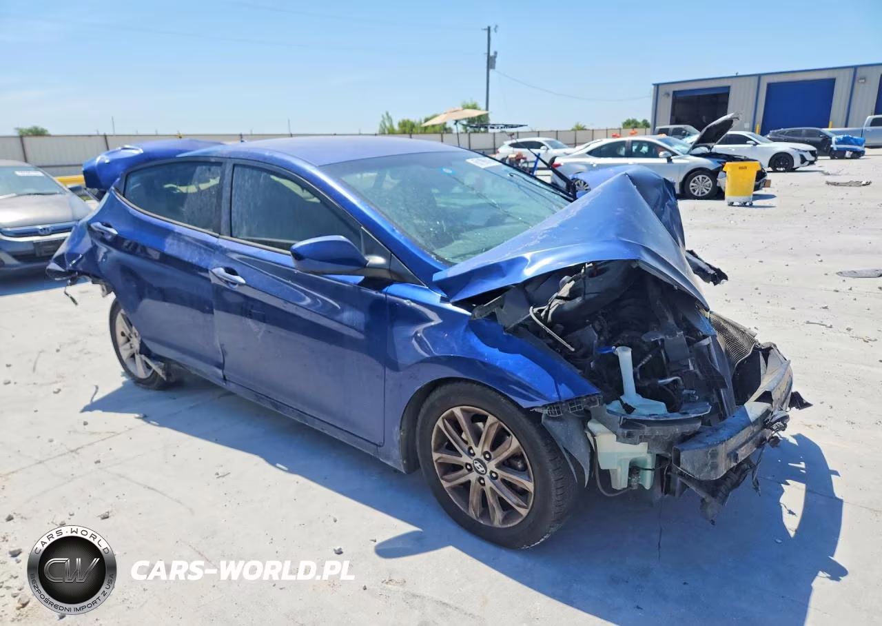 2013 Hyundai Elantra Gls VIN:KMHDH4AE5DU527795 - 4