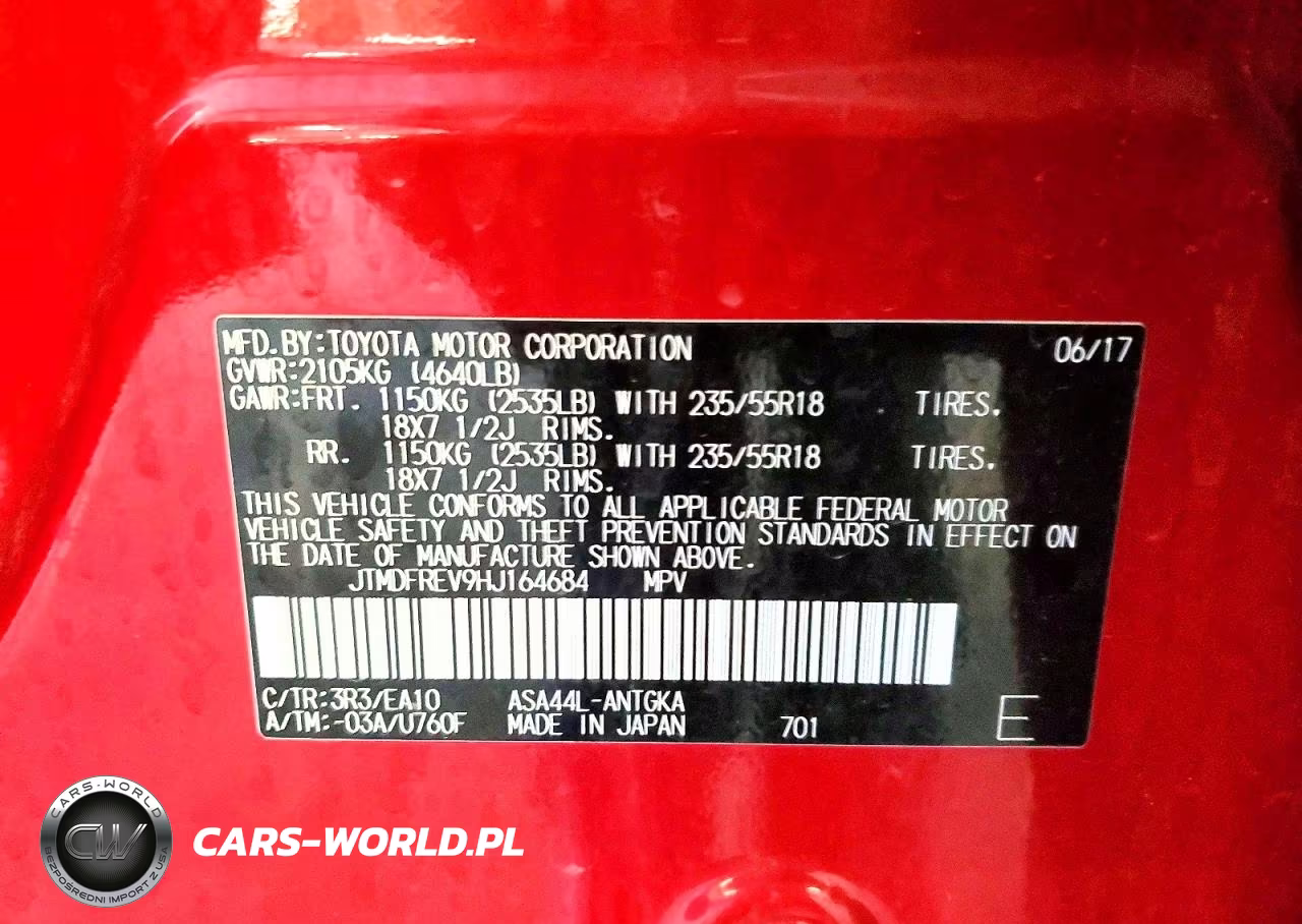 2017 Toyota Rav4 Limited VIN:JTMDFREV9HJ164684 - 13