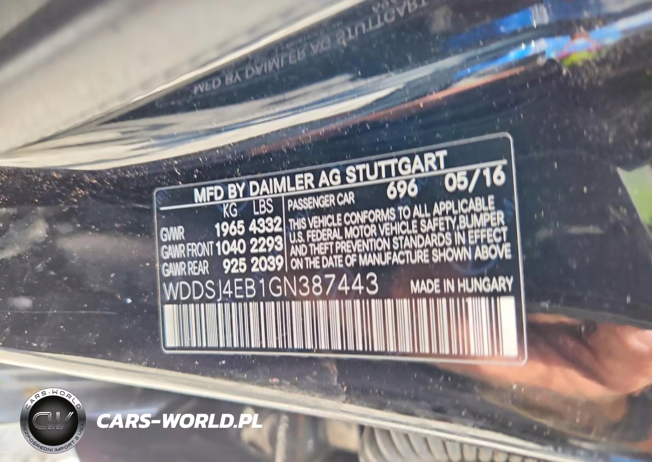 2016 Mercedes-Benz Cla 250 VIN:WDDSJ4EB1GN387443 - 12