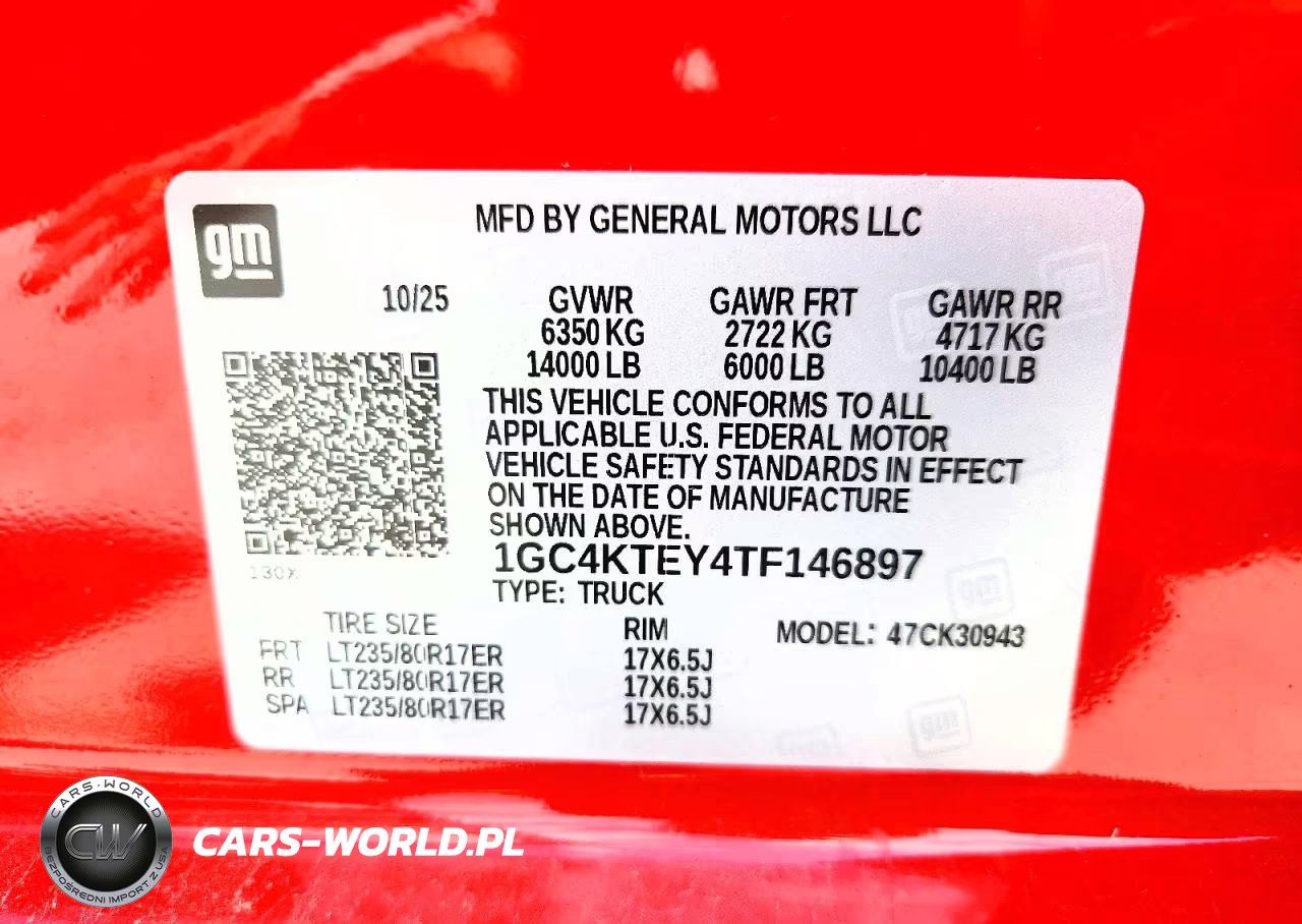 2026 Chevrolet Silverado K3500 Lt VIN:1GC4KTEY4TF146897 - 14