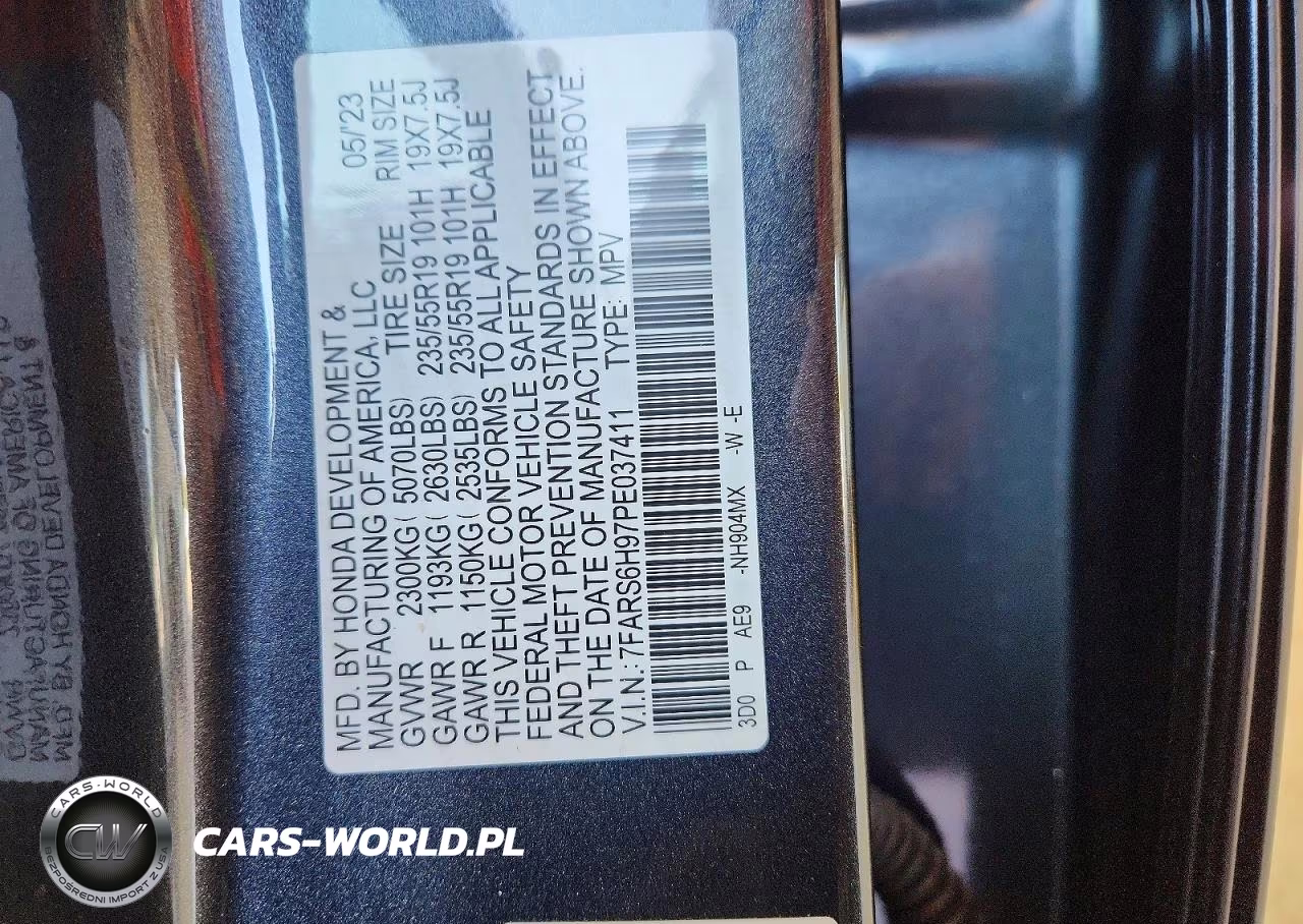 2023 Honda Cr-V Sport Touring VIN:7FARS6H97PE037411 - 13