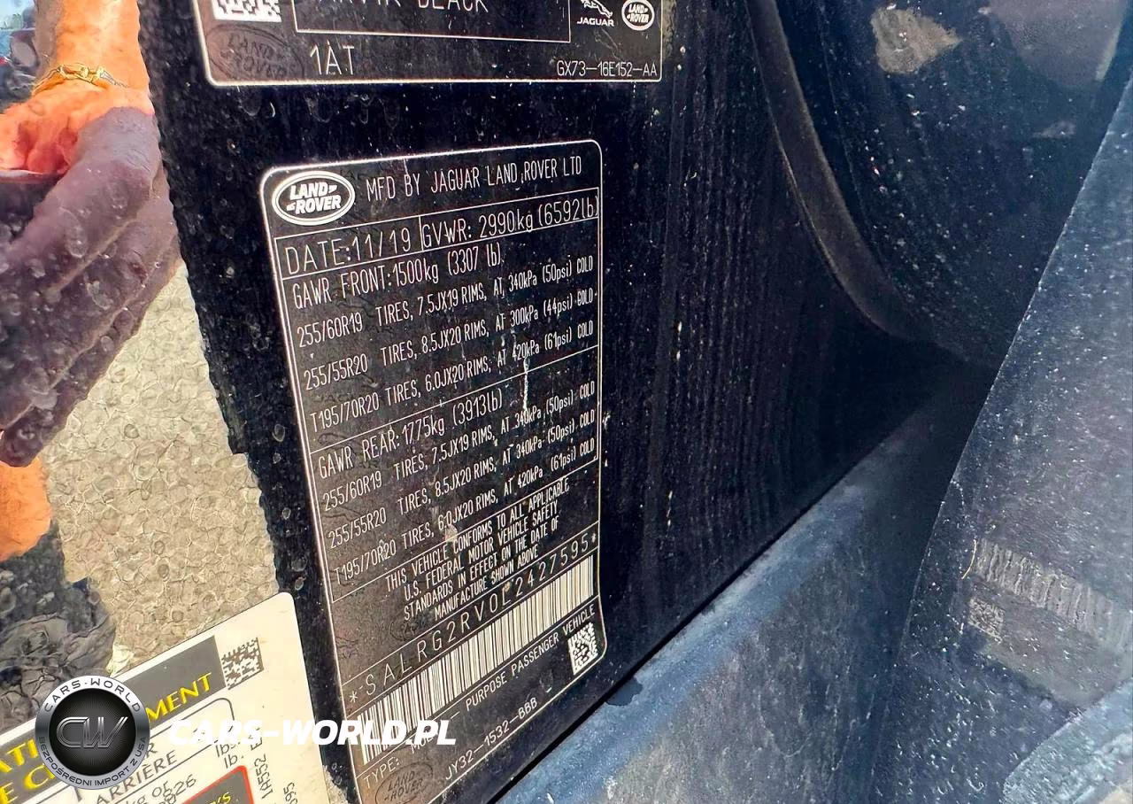 2020 Land Rover Discovery Se VIN:SALRG2RV0L2427595 - 10