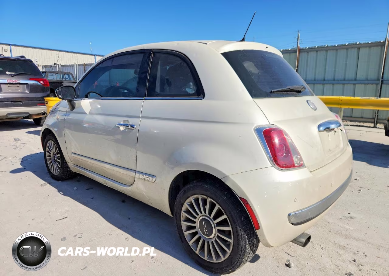 2012 Fiat 500 Lounge VIN:3C3CFFCR6CT118641 - 2