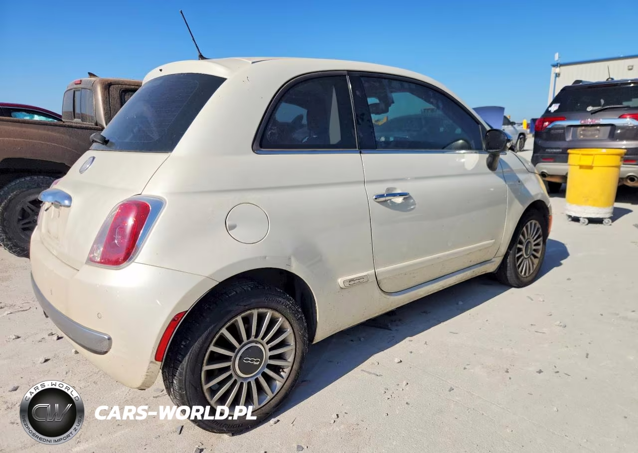 2012 Fiat 500 Lounge VIN:3C3CFFCR6CT118641 - 3