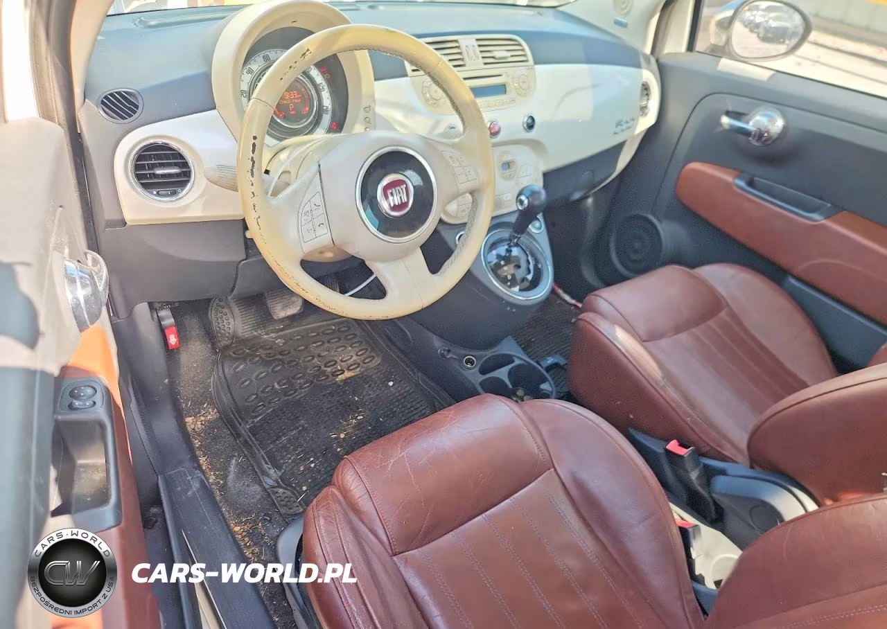 2012 Fiat 500 Lounge VIN:3C3CFFCR6CT118641 - 8