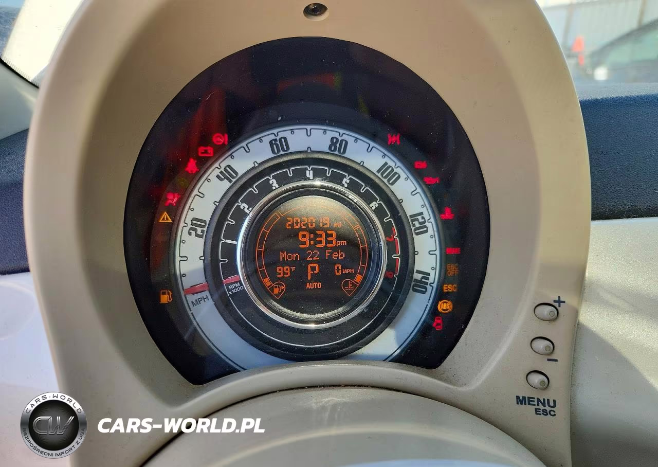 2012 Fiat 500 Lounge VIN:3C3CFFCR6CT118641 - 9