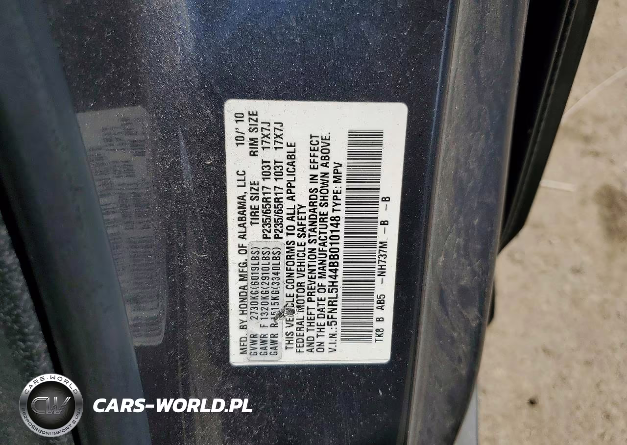 2011 Honda Odyssey Ex VIN:5FNRL5H44BB010148 - 13