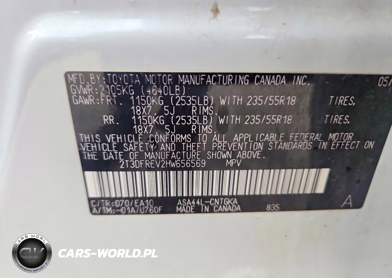 2017 Toyota Rav4 Limited VIN:2T3DFREV2HW656569 - 13