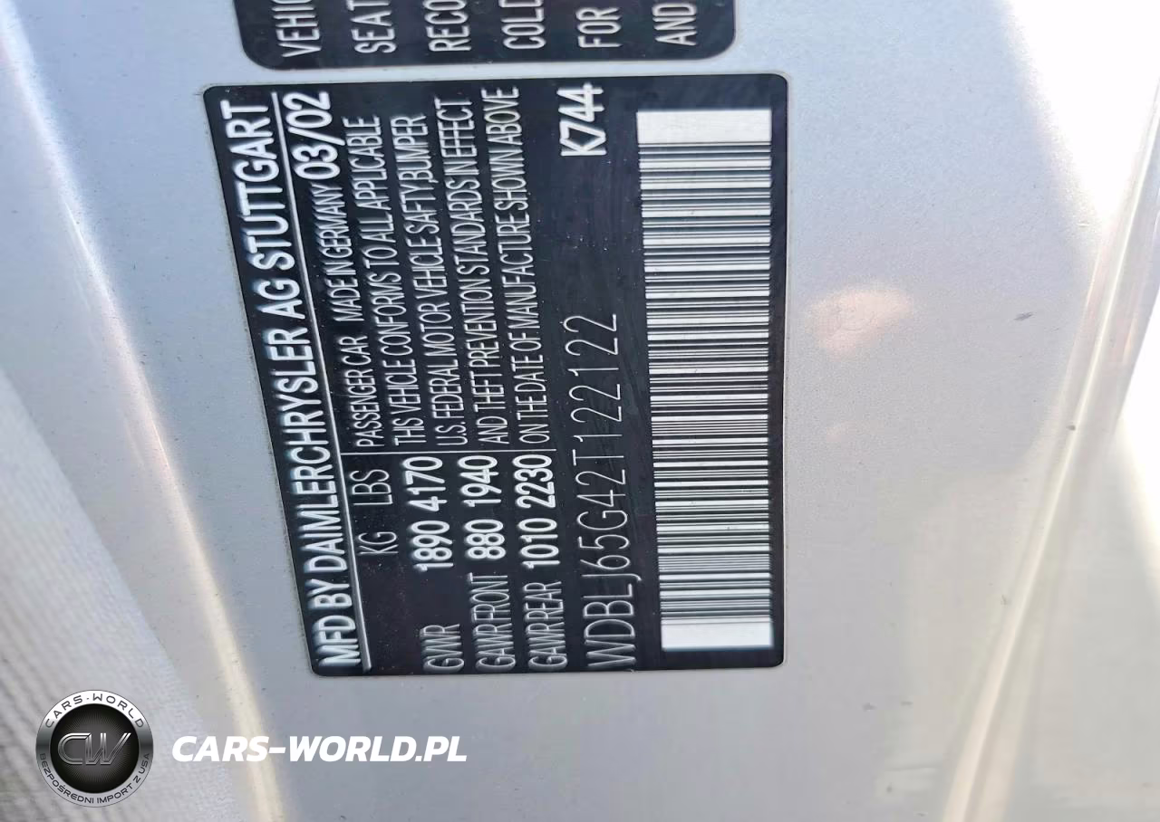 2002 Mercedes-Benz Clk 320 VIN:WDBLJ65G42T122122 - 12