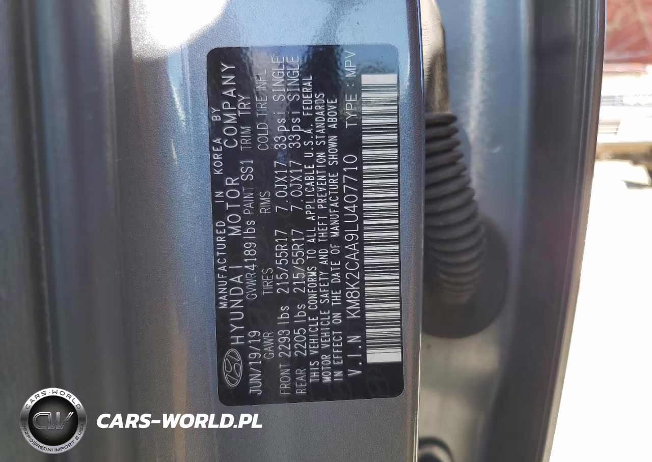 2020 Hyundai Kona Sel VIN:KM8K2CAA9LU407710 - 10
