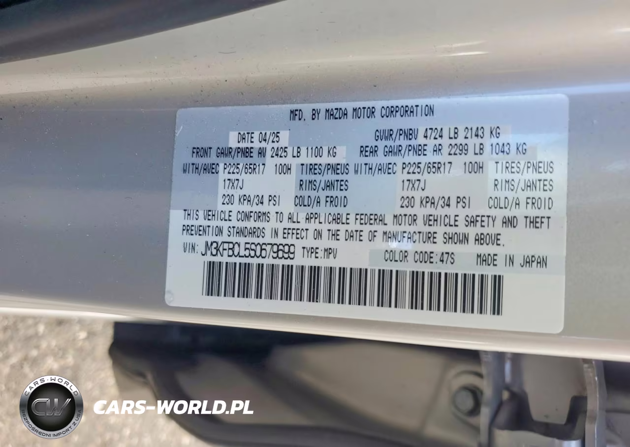 2025 Mazda Cx-5 Preferred VIN:JM3KFBCL5S0679699 - 13