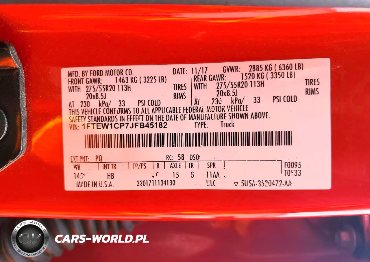 2018 Ford F150 Supercrew VIN:1FTEW1CP7JFB45182 - 13