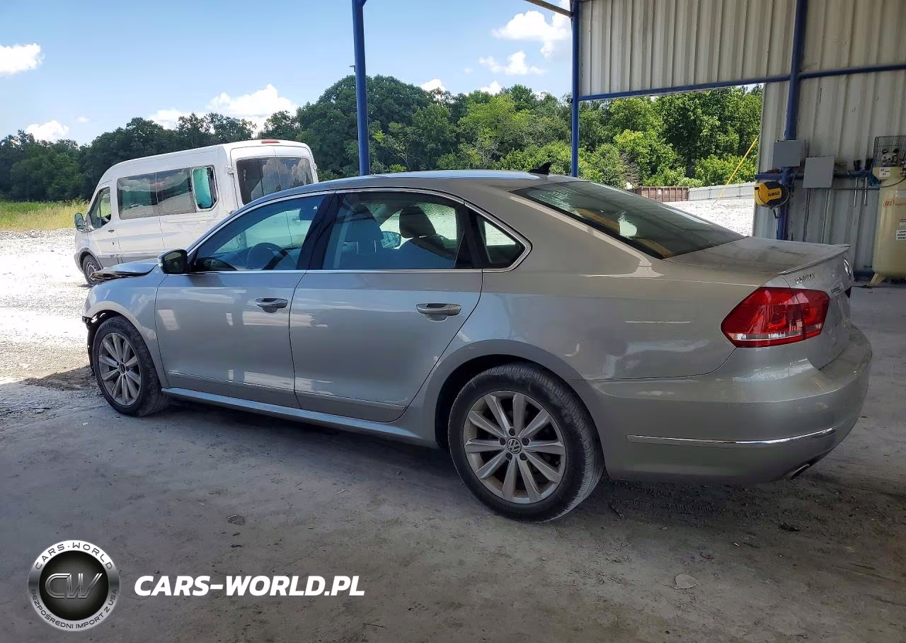 2012 Volkswagen Passat Sel VIN:1VWCH7A30CC109565 - 2