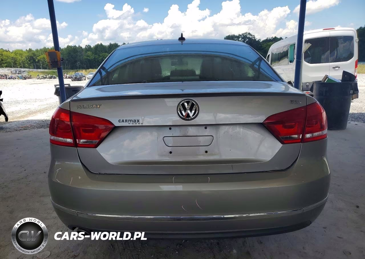 2012 Volkswagen Passat Sel VIN:1VWCH7A30CC109565 - 6