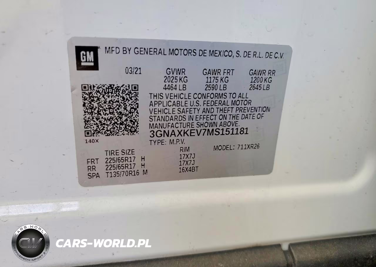2021 Chevrolet Equinox Lt VIN:3GNAXKEV7MS151181 - 12