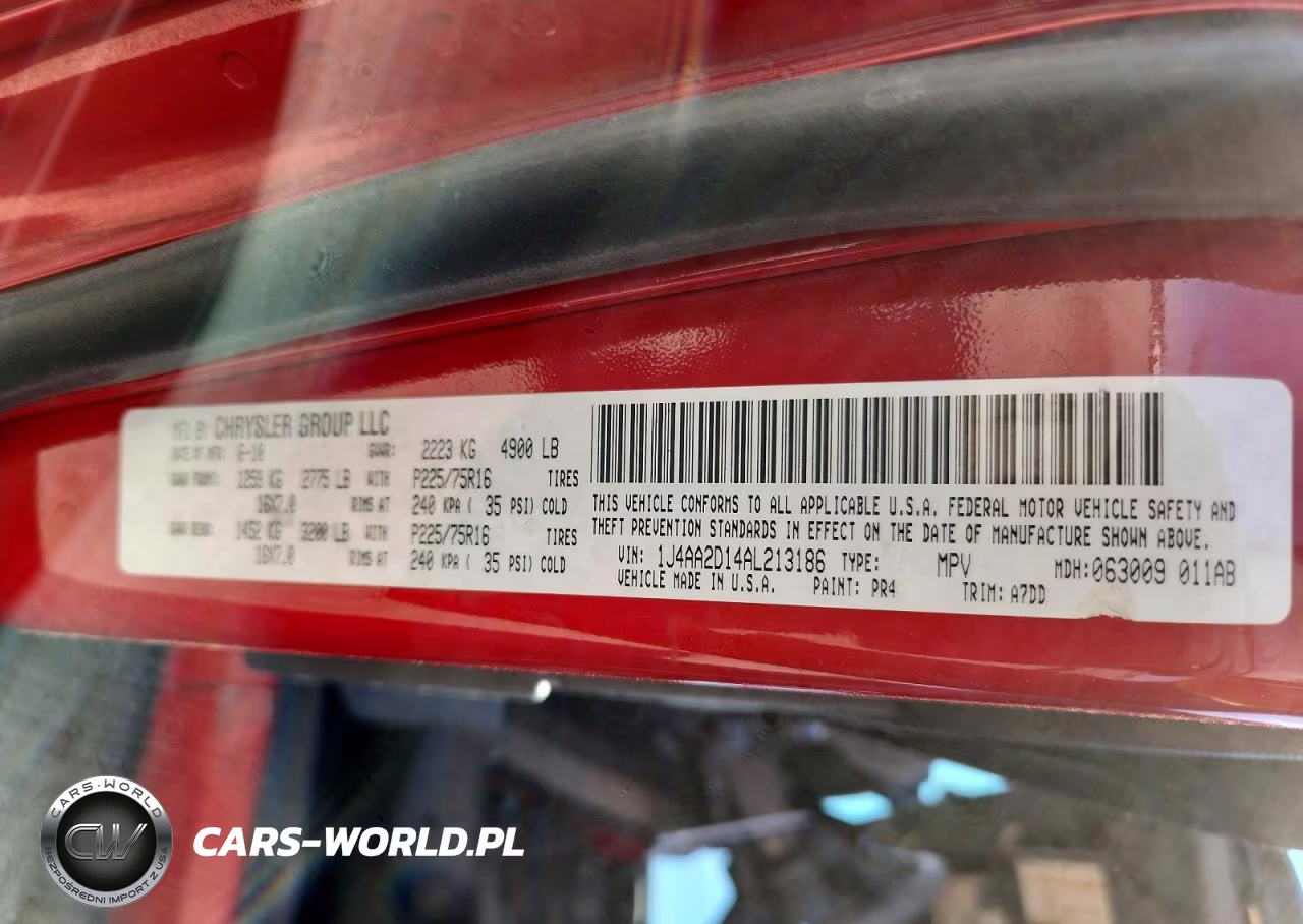 2010 Jeep Wrangler Sport VIN:1J4AA2D14AL213186 - 13