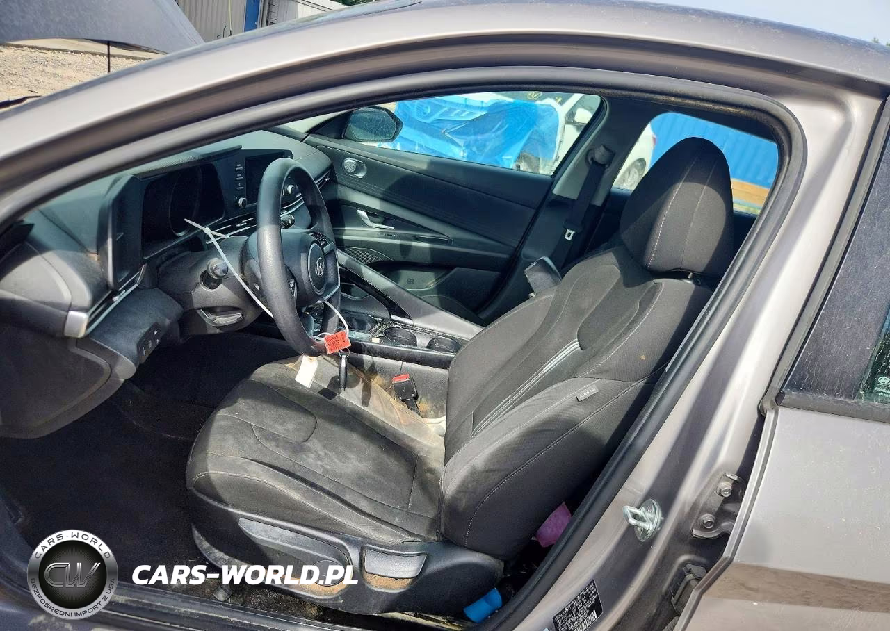 2021 Hyundai Elantra Blue VIN:KMHLM4AJ6MU006296 - 7