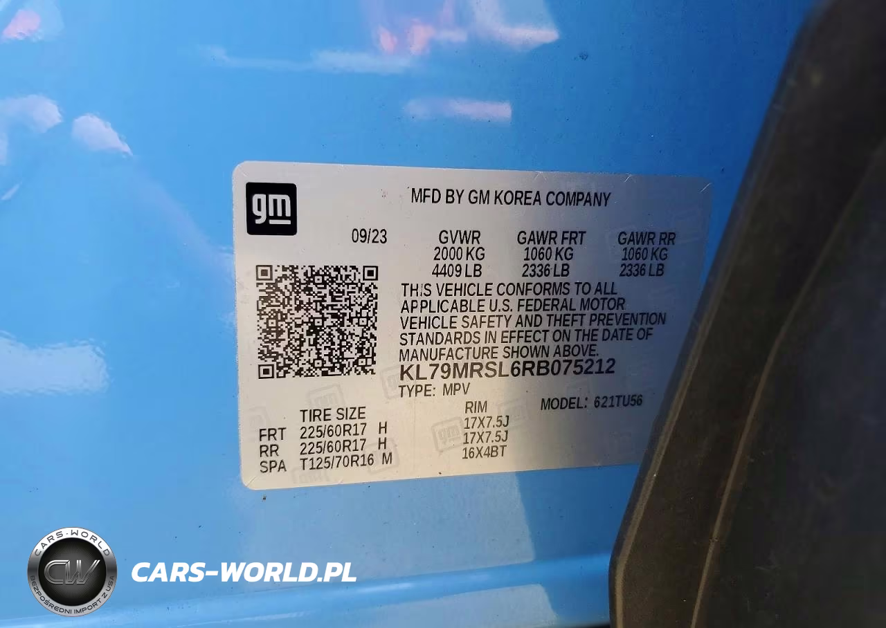 2024 Chevrolet Trailblazer Lt VIN:KL79MRSL6RB075212 - 12