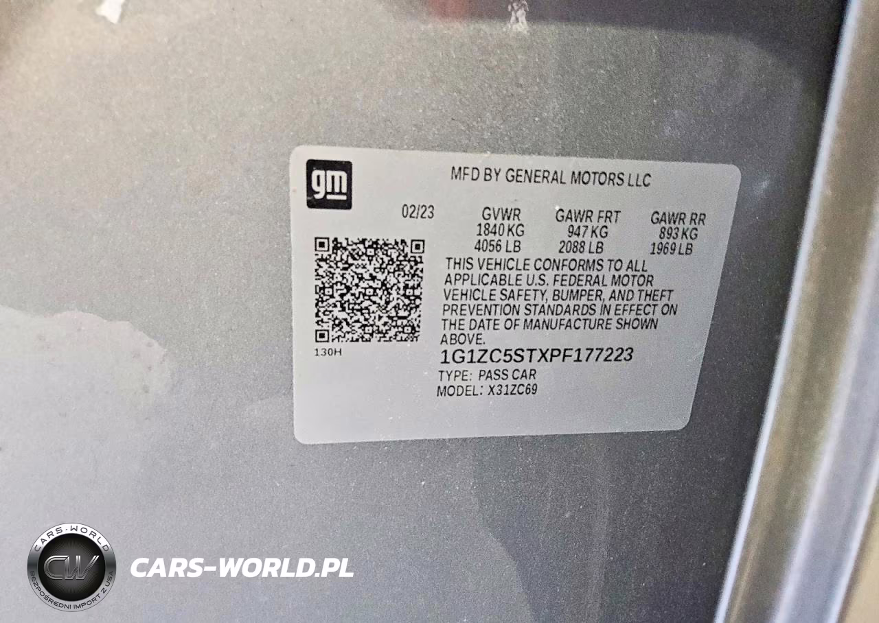 2023 Chevrolet Malibu Ls VIN:1G1ZC5STXPF177223 - 12