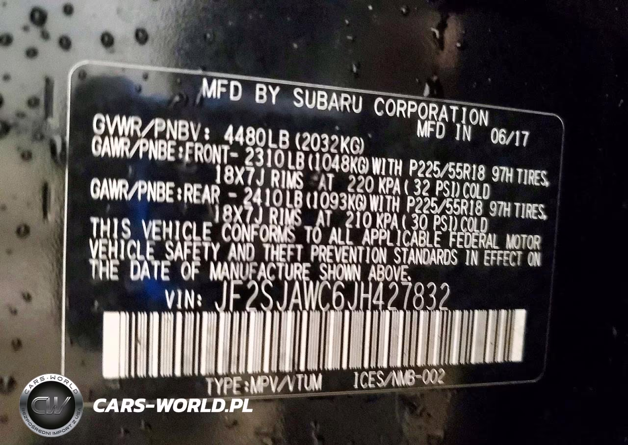 2018 Subaru Forester 2.5I Touring VIN:JF2SJAWC6JH427832 - 13