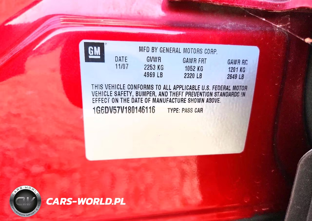 2008 Cadillac Cts Hi Feature V6 VIN:1G6DV57V180146116 - 12