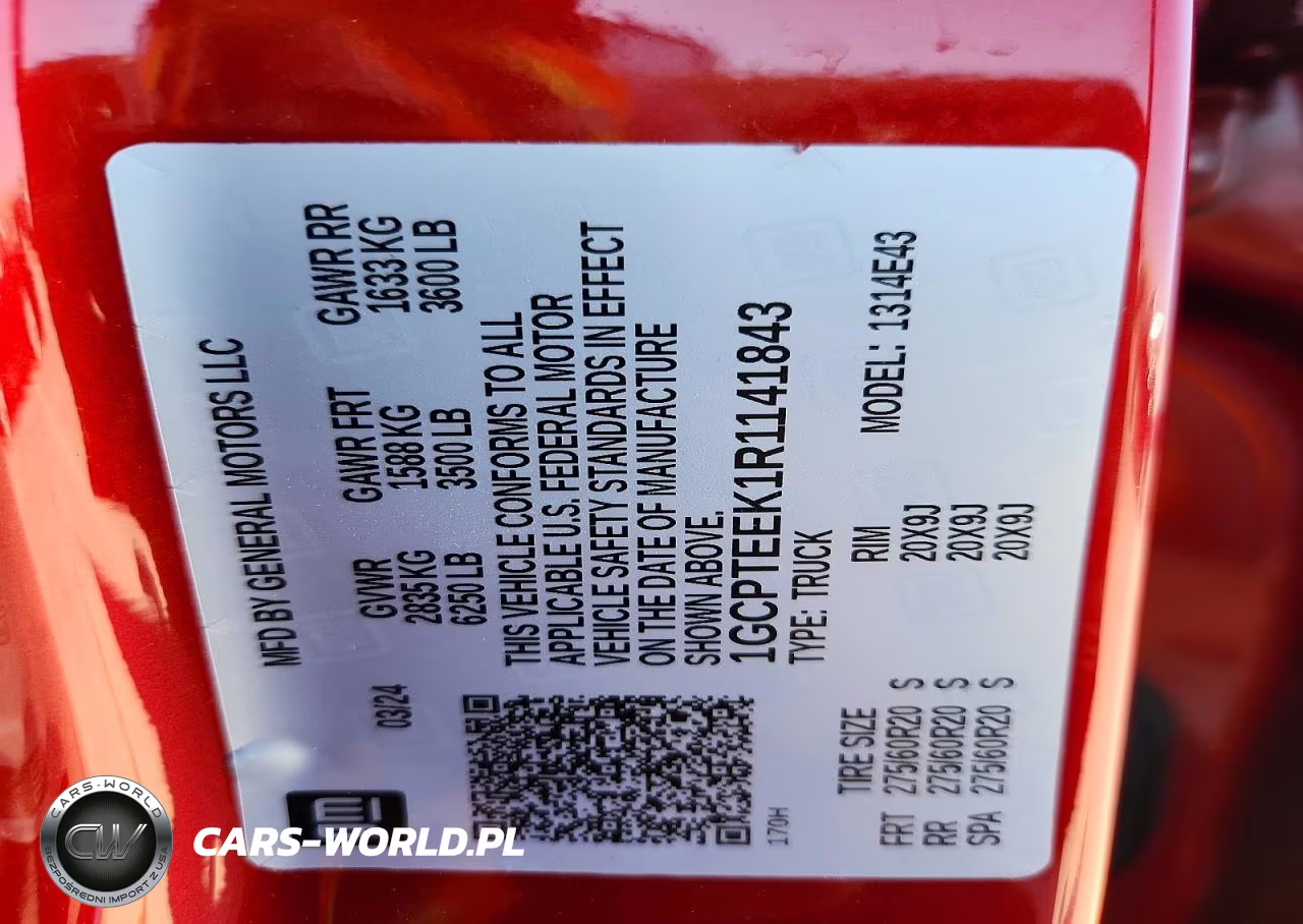 2024 Chevrolet Colorado Trail Boss VIN:1GCPTEEK1R1141843 - 12
