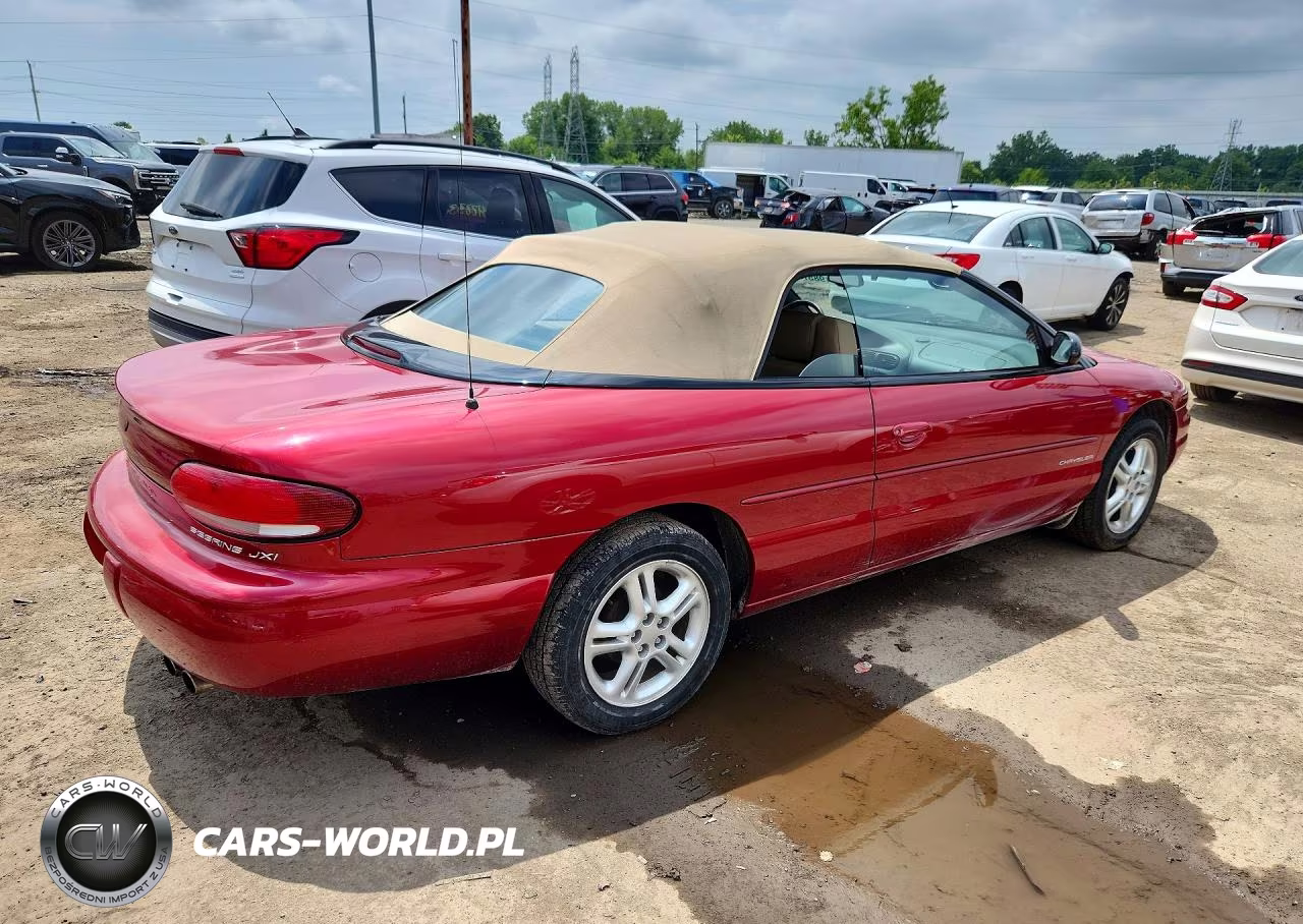 1996 Chrysler Sebring Jxi VIN:3C3EL55H0TT296576 - 3