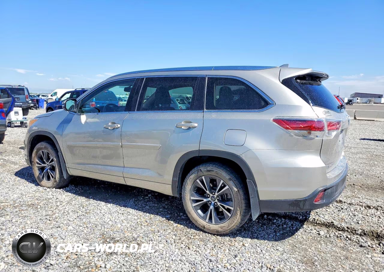 2016 Toyota Highlander Xle VIN:5TDJKRFH4GS338198 - 2