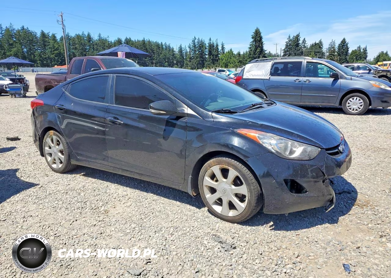 2012 Hyundai Elantra Limited VIN:KMHDH4AE7CU272033 - 4