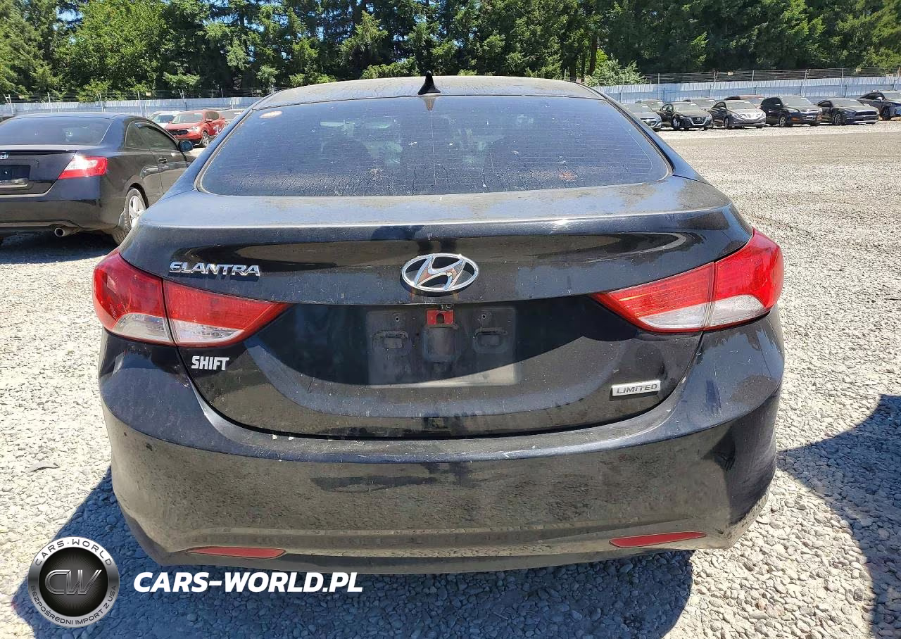 2012 Hyundai Elantra Limited VIN:KMHDH4AE7CU272033 - 6