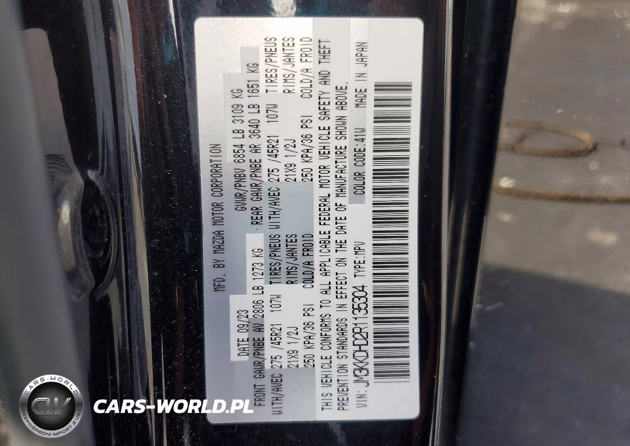 2024 Mazda Cx-90 Premium VIN:JM3KKDHD2R1135304 - 13