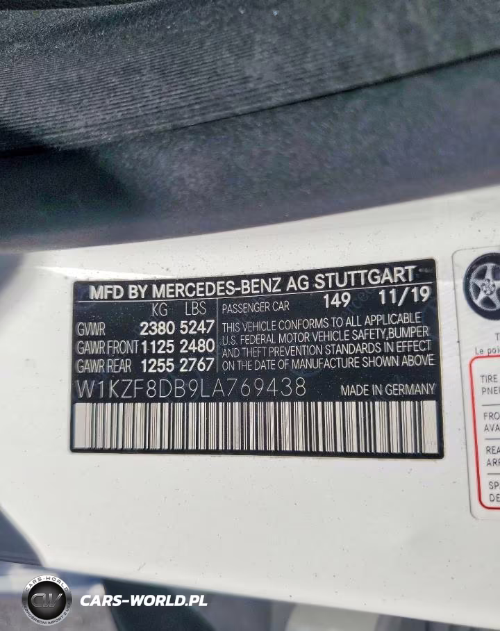 2020 Mercedes-Benz E 350 VIN:W1KZF8DB9LA769438 - 12