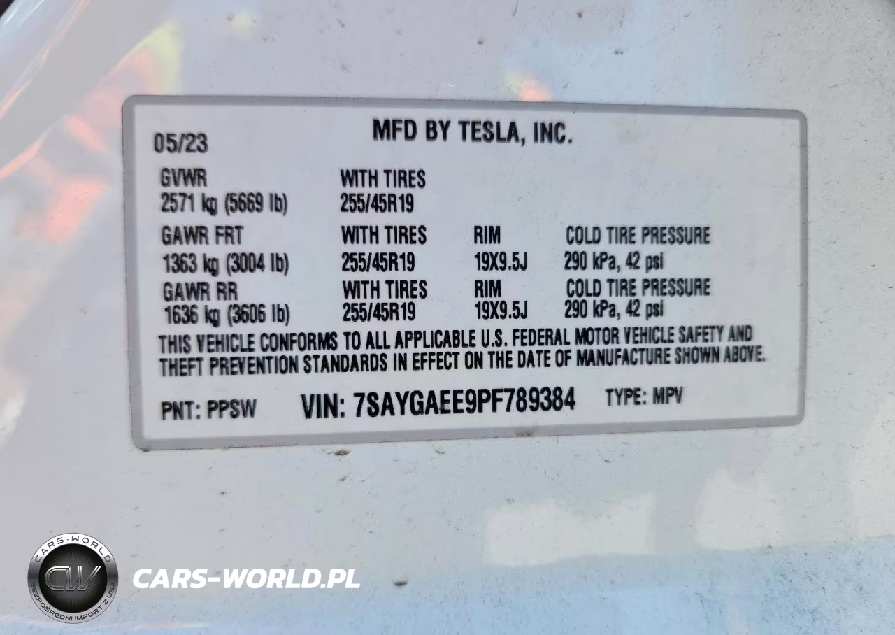 2023 Tesla Model Y VIN:7SAYGAEE9PF789384 - 12