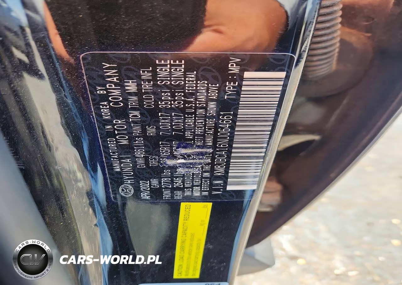 2022 Hyundai Tucson Blue VIN:KM8JBCA16NU064661 - 13