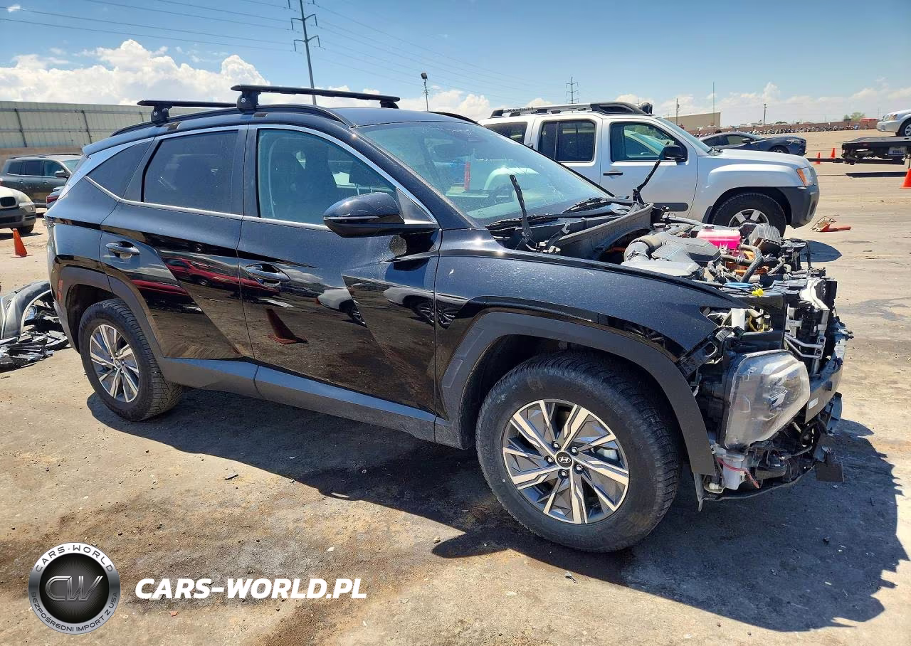 2022 Hyundai Tucson Blue VIN:KM8JBCA16NU064661 - 4