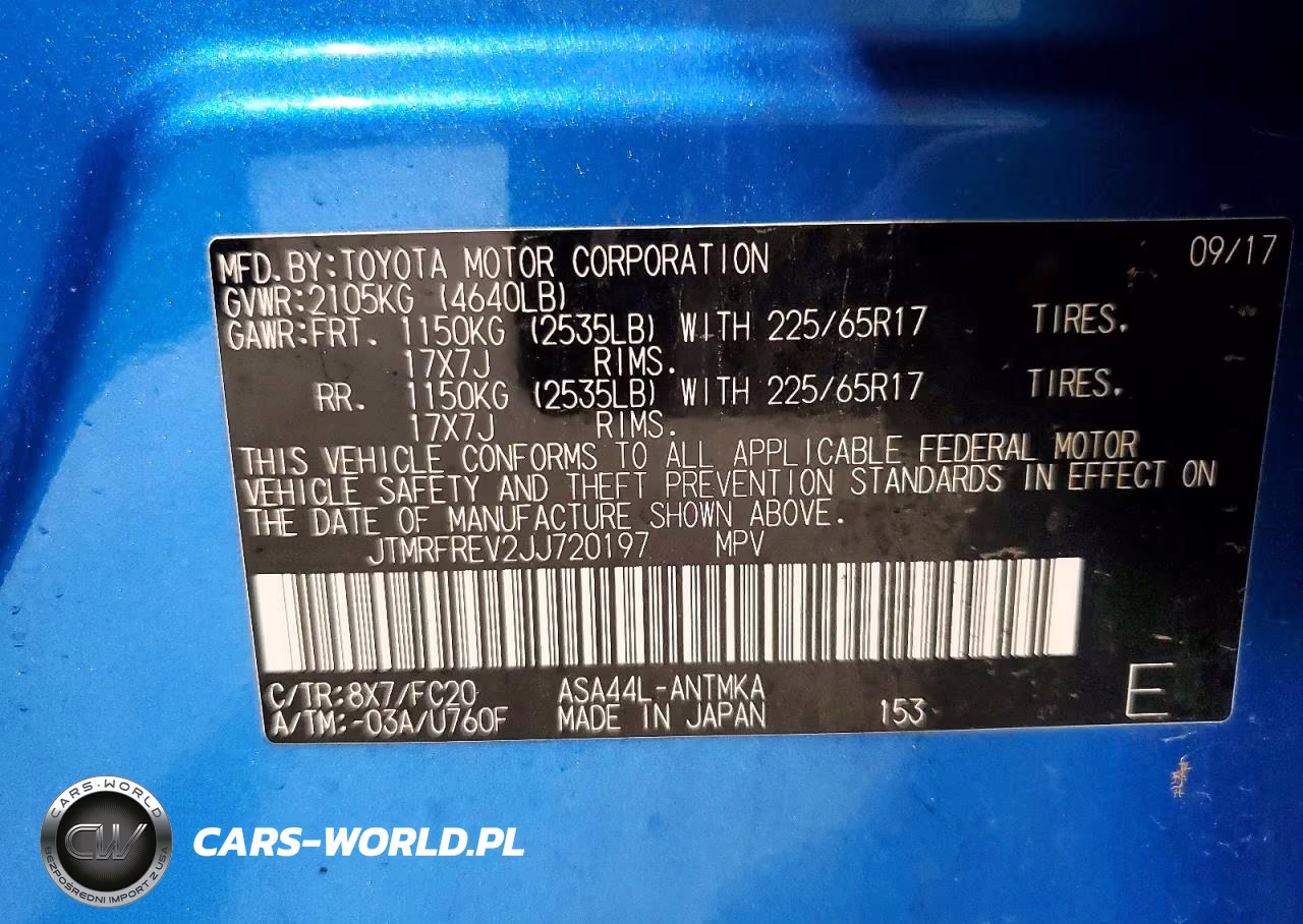 2018 Toyota Rav4 Xle VIN:JTMRFREV2JJ720197 - 14