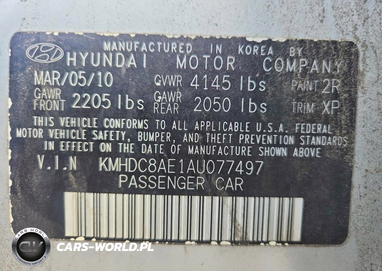 2010 Hyundai Elantra Touring Se VIN:KMHDC8AE1AU077497 - 12