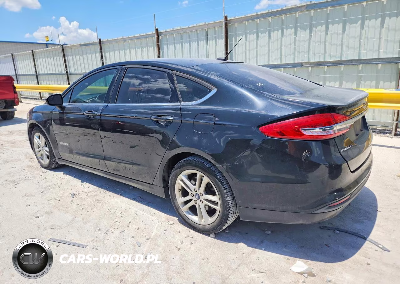 2018 Ford Fusion Se Hybrid VIN:3FA6P0LU0JR260037 - 2