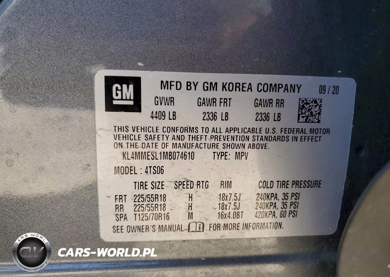 2021 Buick Encore Gx Select VIN:KL4MMESL1MB074610 - 13