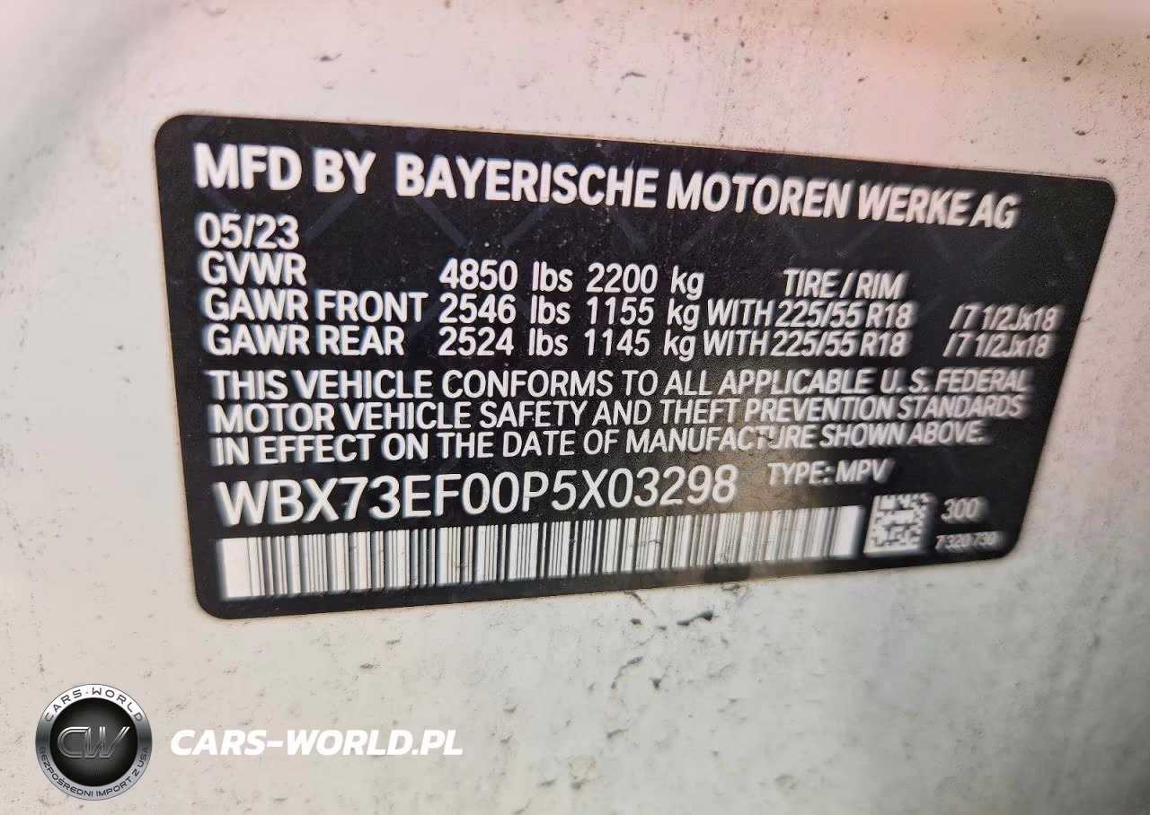 2023 BMW X1 xDrive28I VIN:WBX73EF00P5X03298 - 13