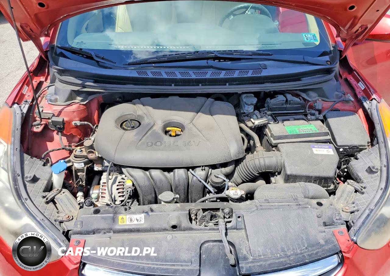2013 Hyundai Elantra Gls VIN:KMHDH4AE5DU534178 - 11