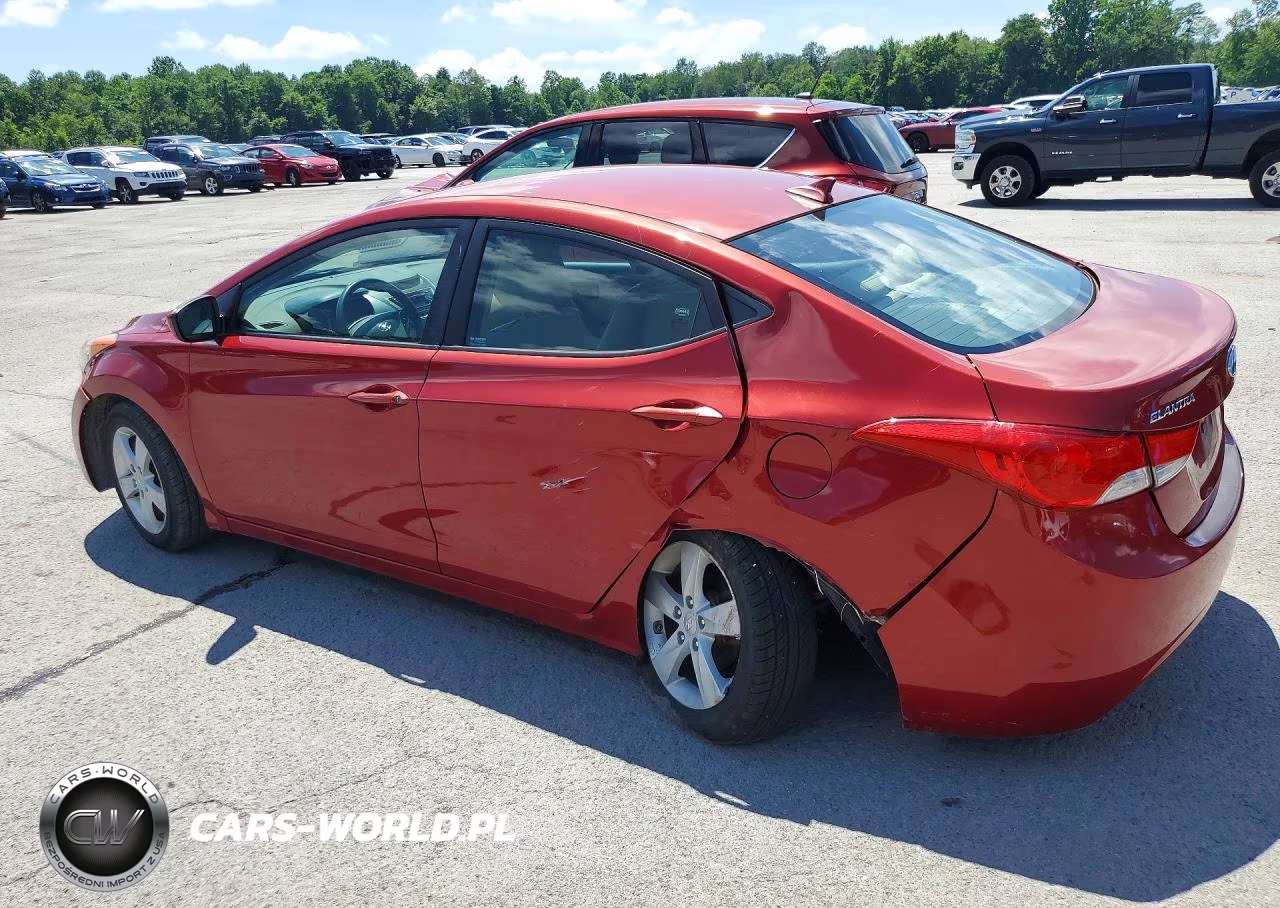 2013 Hyundai Elantra Gls VIN:KMHDH4AE5DU534178 - 2