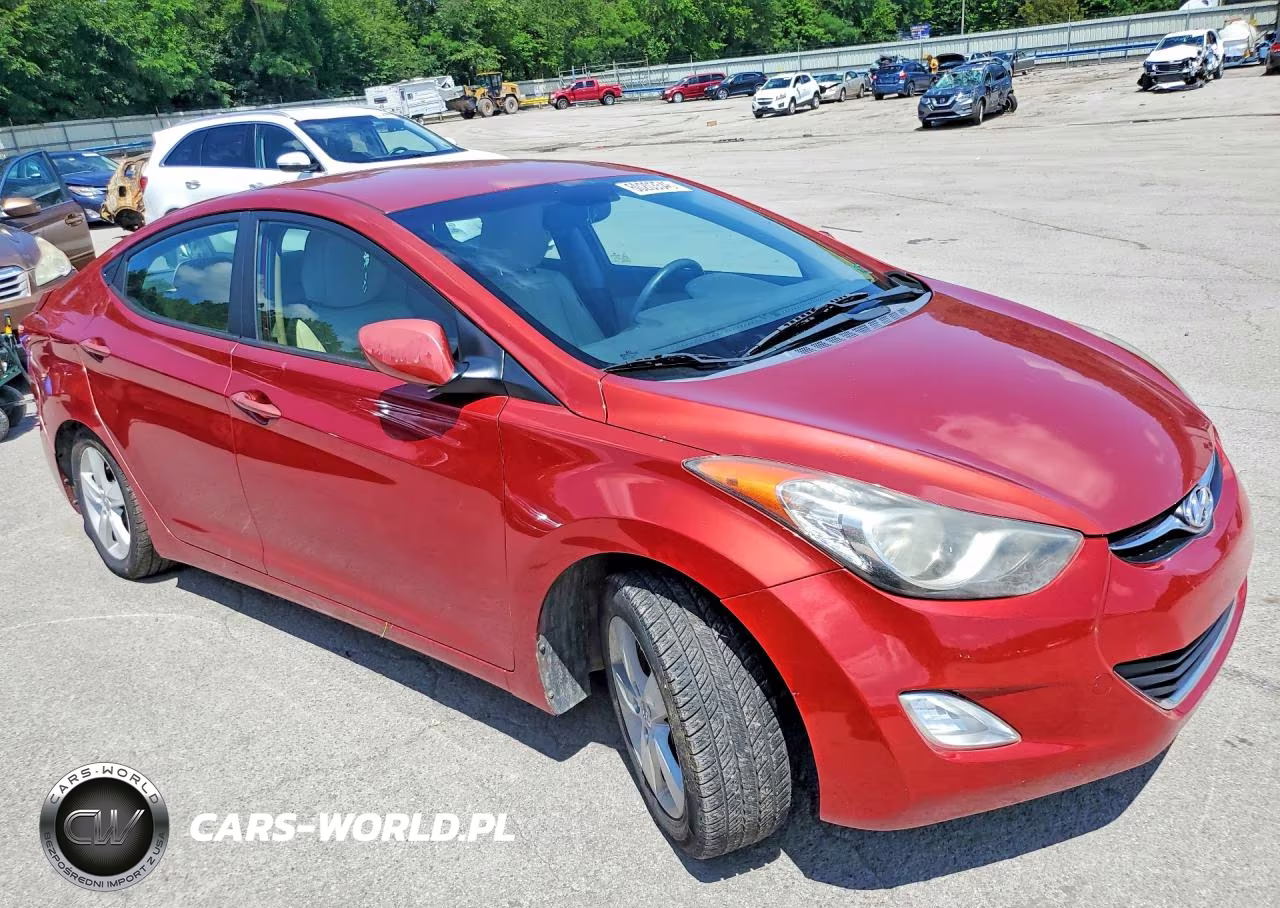 2013 Hyundai Elantra Gls VIN:KMHDH4AE5DU534178 - 4