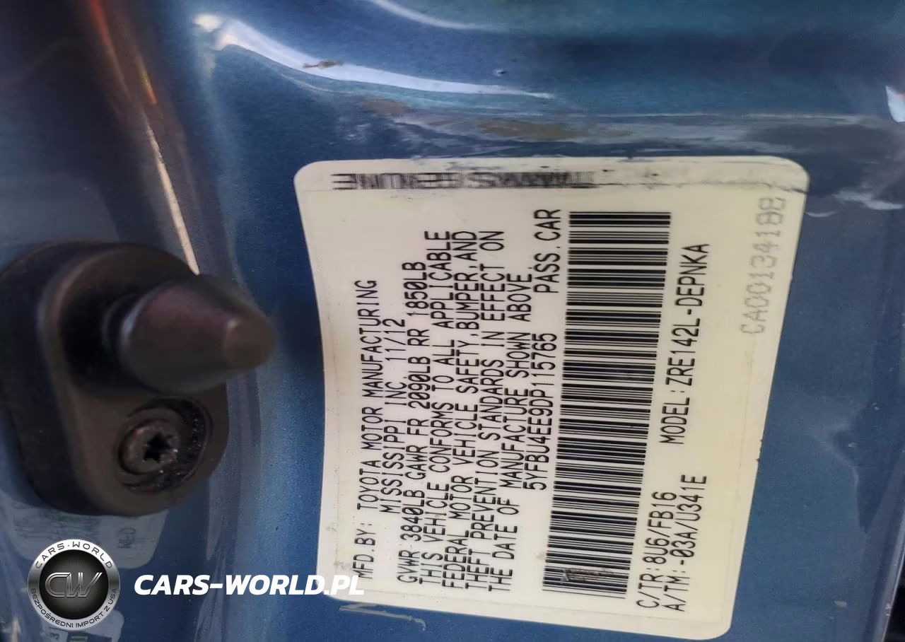 2013 Toyota Corolla Le VIN:5YFBU4EE9DP115765 - 13